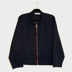 Duck Head Black Lightweight Shirt Jacket with Stand-Up Collar